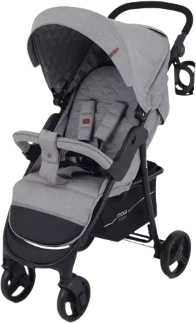 Детская прогулочная коляска MOWbaby Cross Gold / RA089 (beige) - фото1