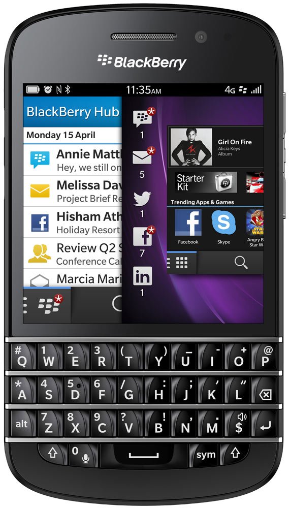 Мобильный телефон BlackBerry Q10