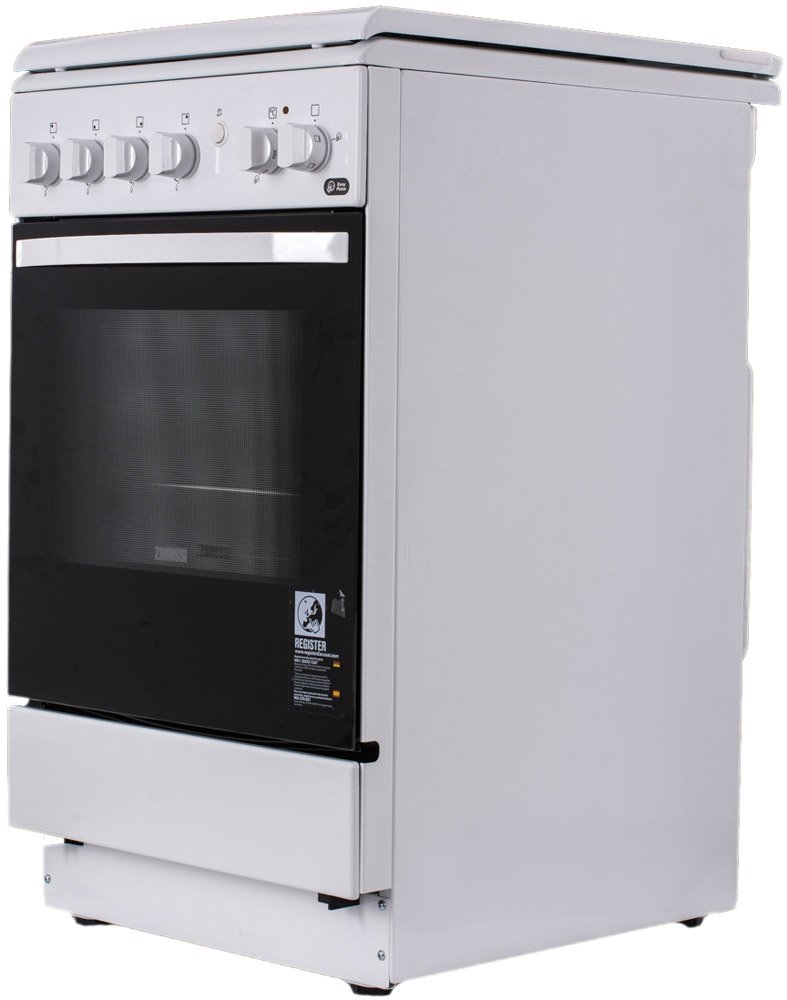 Газоэлектрическая плита Zanussi ZCK954001W, Газовый фото-2